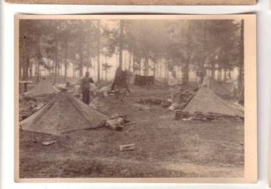 18183 Foto Ukraine Lager Biwak Zelte Camp 2. Weltkrieg