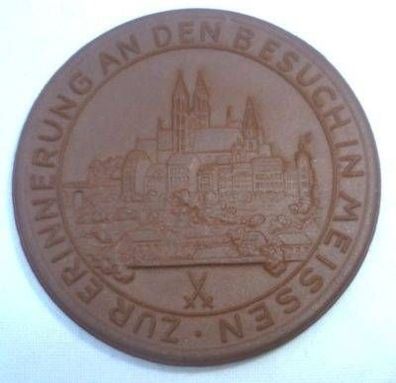 DDR Medaille Meissner Porzellan staatl. Manufaktur