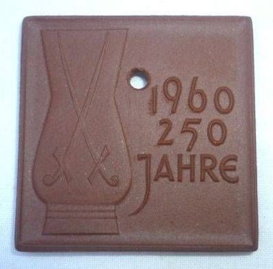 Meissen Porzellan Medaille 250 Jahre Meissen 1960