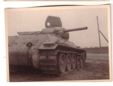 48788 Foto Ukraine russischer Panzer Tank 2. Weltkrieg