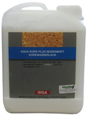 Irsa Aqua Kork Plus Seidenmatt 2,5 L Wasserlack