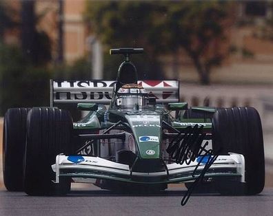 Original Autogramm EDDIE IRVINE Formel-1 (Großfoto)