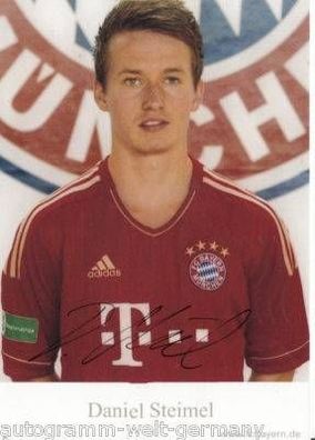 Daniel Steimel Bayern München II 2011-12 Autogrammkarte Original Signiert