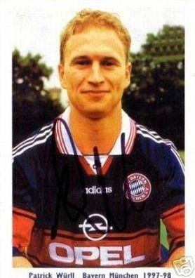Patrick Würll Bayern München-Amateure 1997-98 Autogrammkarte