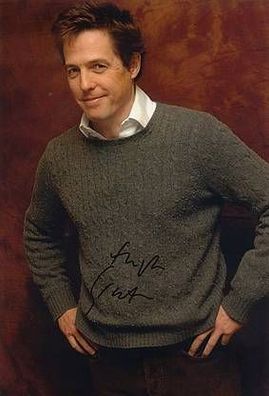 Original Autogramm HUGH GRANT auf Großfoto (COA)