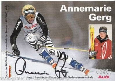 Annemarie Gerg Autogrammkarte Original Signiert + A14211