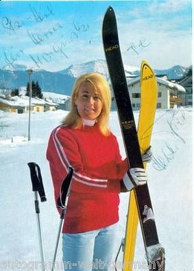 Heidi Biebl Autogrammkarte 70er Jahre Original Signiert + A12916