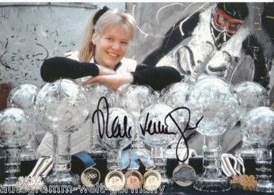 Katja Seizinger Autogrammkarte Original Signiert Olympiasiegerin 1994 + A14079