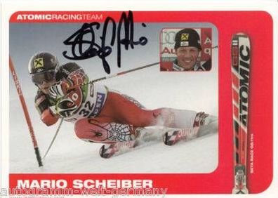 Mario Scheiber Autogrammkarte Original Signiert + A14110