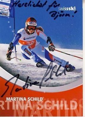 Martina Schild Original Signiert Autogrammkarte + A9295