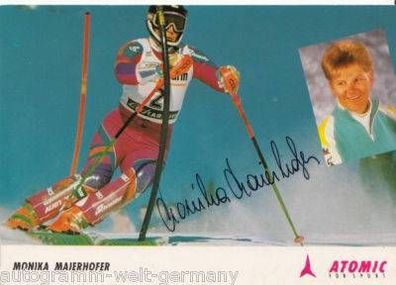 Monika Maierhofer Autogrammkarte 90er Jahre Original Signiert + A14356
