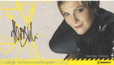 Nicole Hosp Autogrammkarte Original Signiert + A15071