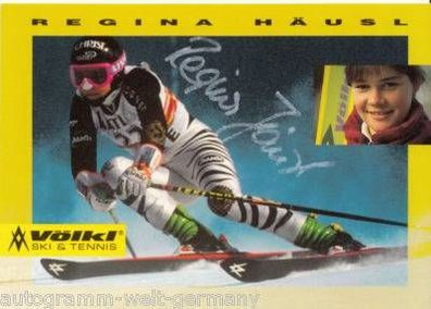 Regina Häusl Autogrammkarte 90er Jahre Original Signiert + A15137