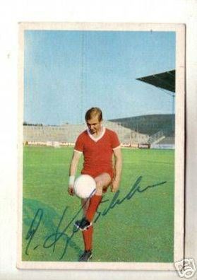 Gerd Kentschke 1 FC Kaiserslautern 1966-67 Bergmann SB Orig. Signiert