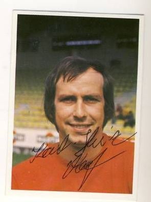 Karl-Heinz Vogt 1. FC Kaiserslautern Bergmann SB 1973/74 Orig. Sign