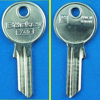 Schlüsselrohling Börkey 745 für verschiedene Abus Vorhängeschlösser (85/30 R)