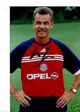 Ottmar Hitzfeld Super AK Foto Bayern München 1998-99(2)