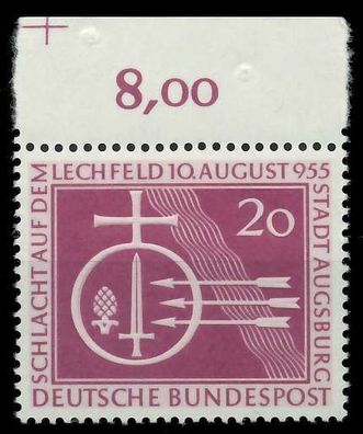 BRD 1955 Nr 216 postfrisch ORA X877F7E