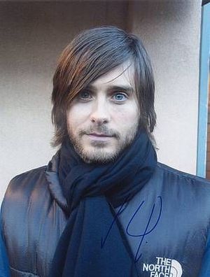 Original Autogramm JARED LETO 30 Seconds to Mars (COA)