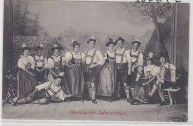 21886 Ak Oberstdorfer Schuhplattler um 1910