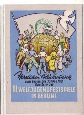 17831 Ak III. Weltjugendfestspiele in Berlin 1951