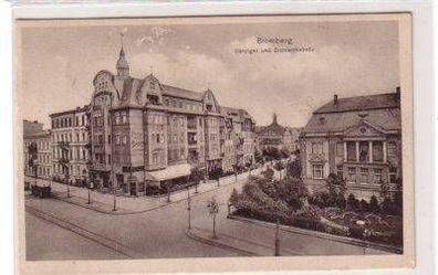 49330 Ak Bromberg Danziger und Bismarckstrasse 1915