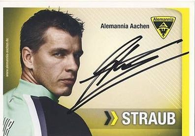 Staub Stephan Alemania Aachen 2007-08 Autogrammkarte + A7104