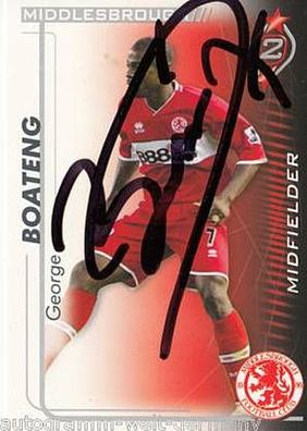 George Boateng Middlesbrough SB 2005-06 Original Signiert