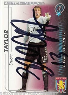 Stuart Taylor Aston Villa SB 2005-06 Original Signiert