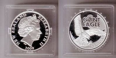 1 Dollar Münze Neuseeland 1 Unze 999 Silber TOP 2009