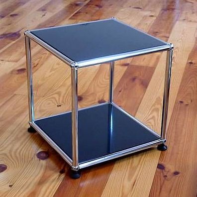 USM Haller Tisch Beistelltisch Möbel Schwarz 35x35x35 cm Graphitschwarz