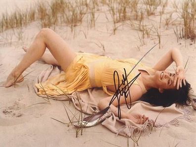 Original Autogramm LIV TYLER auf Großfoto (COA)