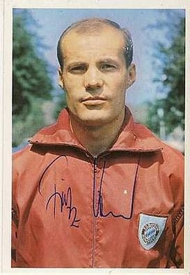 Fritz Kosar Bayern München Bergmann SB 1965/66 Sign.