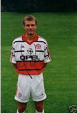 Thomas Helmer Super GF Bayern München Original Signiert + 9