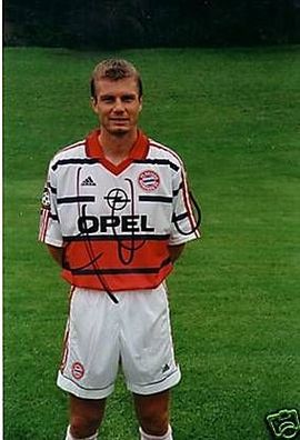 Thomas Helmer Super GF Bayern München Original Signiert + 3