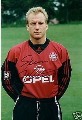 Sven Scheuer Super GF Bayern München Original Signiert + 7