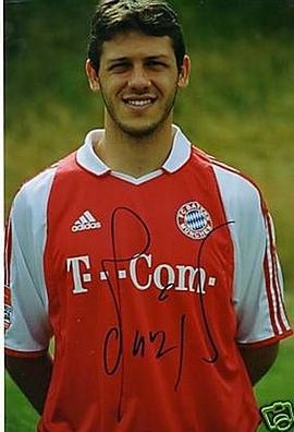 Martin Demichelis Super GF Bayern München Original Signiert + 2
