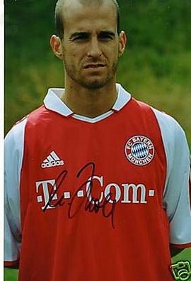 Mehmet Scholl Super GF Bayern München Orig. Sign + 10