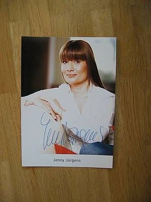 Schauspielerin Jenny Jürgens - handsigniertes Autogramm!!