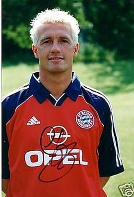 Thomas Strunz Super GF Bayern München Original Signiert + 6