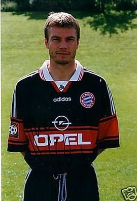 Thomas Helmer Super GF Bayern München Original Signiert + 2
