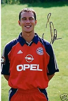Patrick Andersson Super GF Bayern München Original Signiert + 19