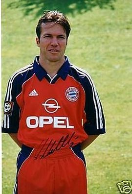 Lothar Matthäus Super GF Bayern München Original Signiert + 20