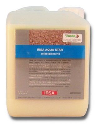 Irsa Aqua Star 2,5 L Vollpflege für lackierte Böden, PVC, Stein + Linoleum