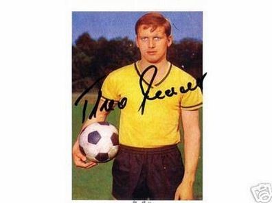 Bor. Dortmund 60er Jahre + Theo Redder+ Original Signiert