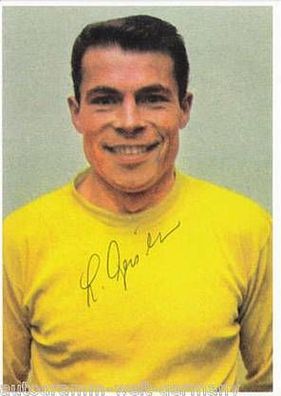 Lothar Geisler Bor. Dortmund 60er Jahre Autogrammkarte Original Signiert