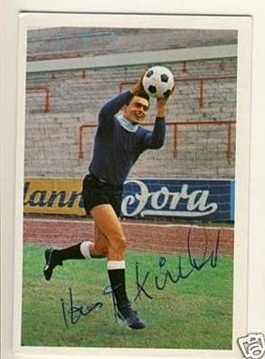 Horst Kirsch Bor. Neunkirchen Bergmann SB 1965/66 Sign