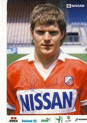 Alex van Ginkel FC Utrecht 1987-88 Autogrammkarte + A7131