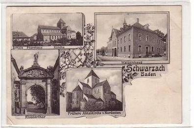 49045 Mehrbild Ak Schwarzach Baden 1916