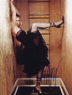 SEXY Original Autogramm RENEE Zellweger auf Großfoto (COA)